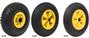 Roue increvable - 260x85mm - Moyeu 75mm - 150kg - 26329 26324 26323